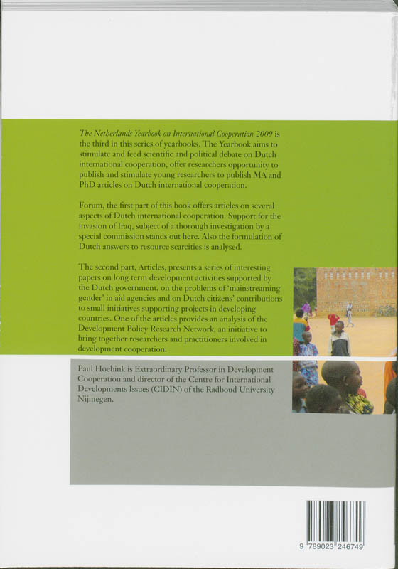 Achterkant van The Netherlands Yearbook on International Cooperation 2009