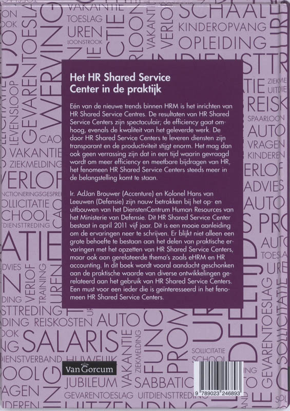 Achterkant van Het HR Shared Service Center in de praktijk
