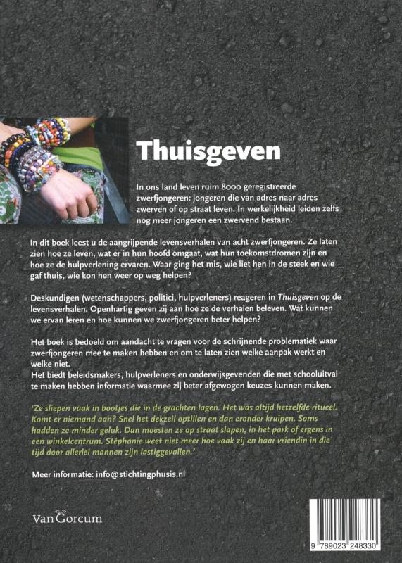 Achterkant van Thuisgeven