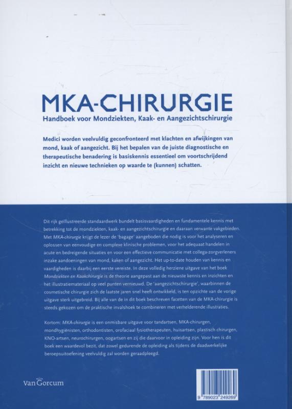 Achterkant van Mondziekten, kaak- en aangezichtschirurgie