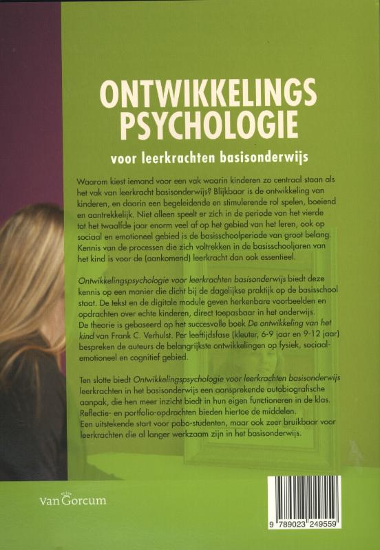 Achterkant van Ontwikkelingspsychologie voor leerkrachten basisonderwijs