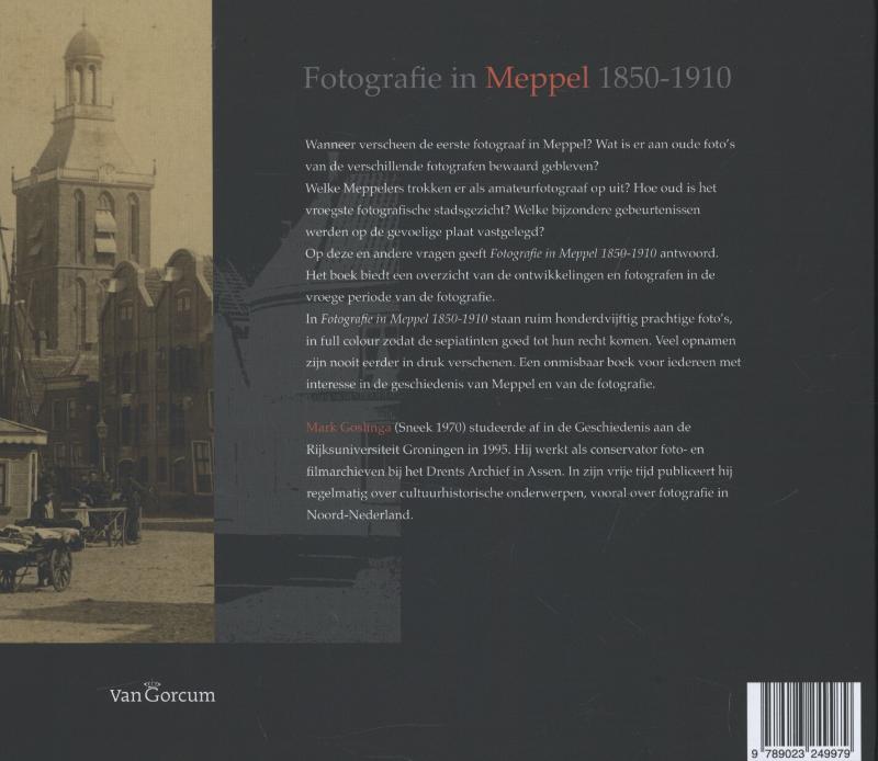 Achterkant van Fotografie in Meppel 1850-1910