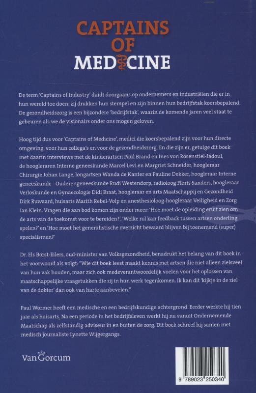 Achterkant van Captains of medicine