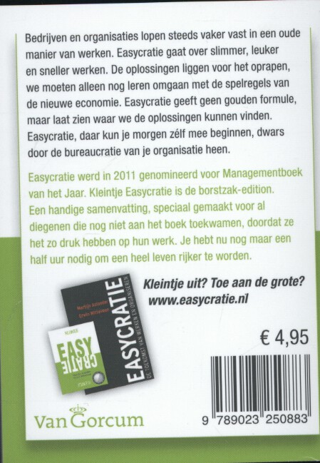 Achterkant van Kleintje easycratie