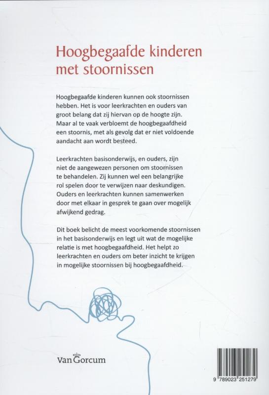 Achterkant van Hoogbegaafde kinderen met stoornissen