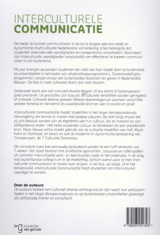 Achterkant van Interculturele communicatie