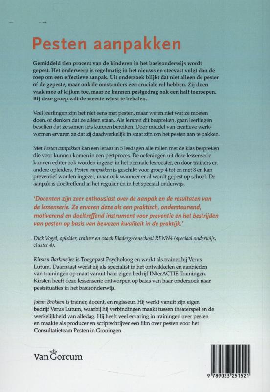 Achterkant van Pesten aanpakken