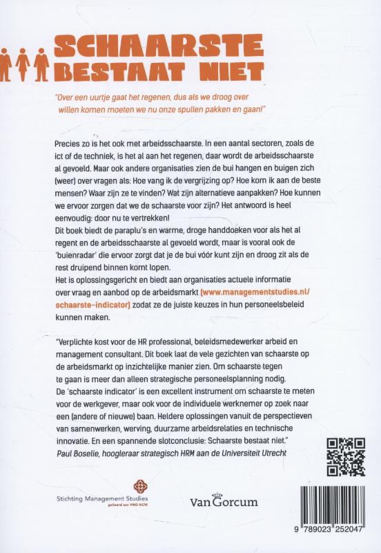 Achterkant van Schaarste bestaat niet