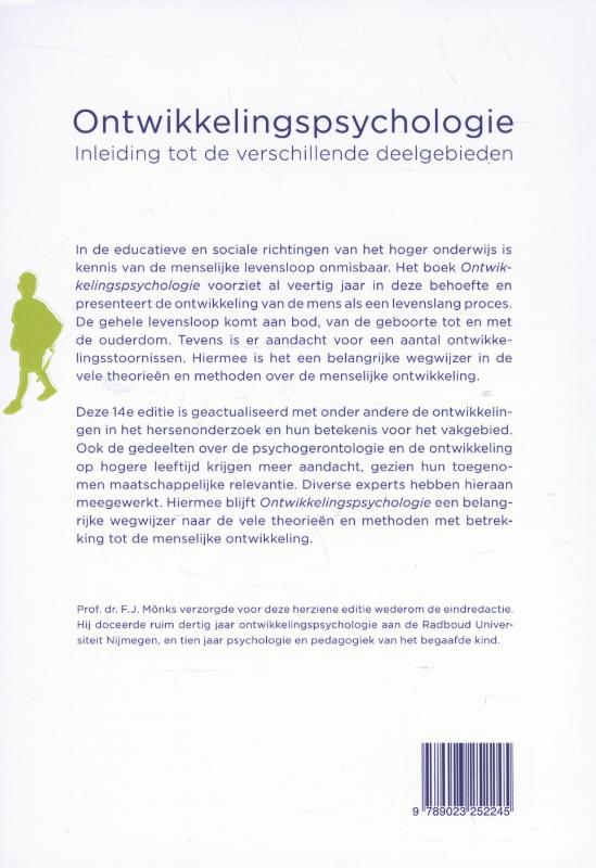 Achterkant van Ontwikkelingspsychologie