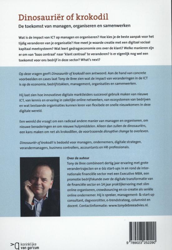 Achterkant van Dinosauriër of krokodil