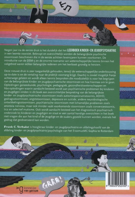 Achterkant van Leerboek kinder- en jeugdpsychiatrie