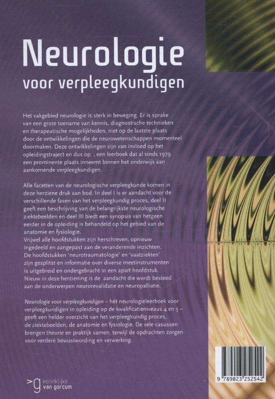 Achterkant van Neurologie voor verpleegkundigen