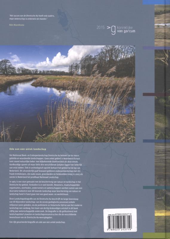 Achterkant van Landschapsbiografie van de Drentsche Aa