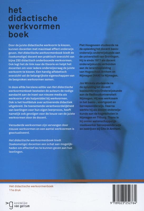 Achterkant van Het didactische werkvormenboek