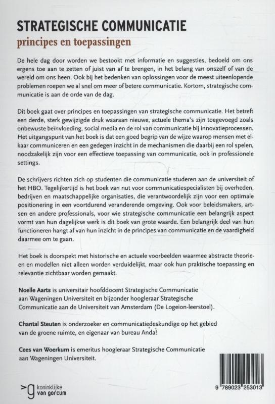Achterkant van Strategische communicatie