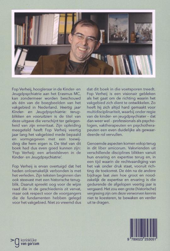 Achterkant van Veertig jaar kinder- en jeugdpsychiatrie
