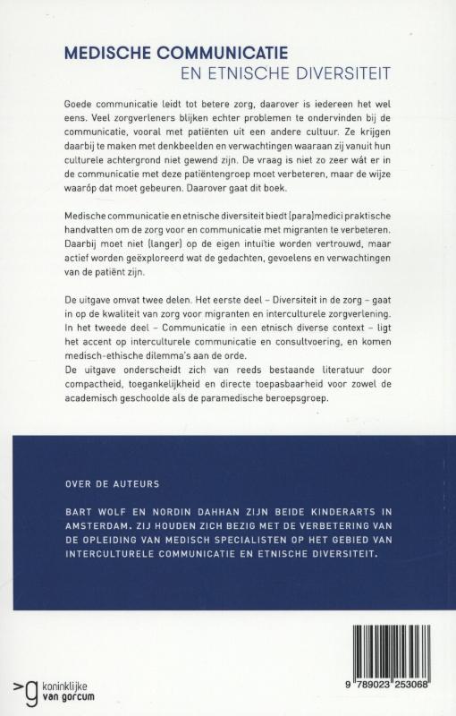 Achterkant van Medische communicatie en etnische diversiteit