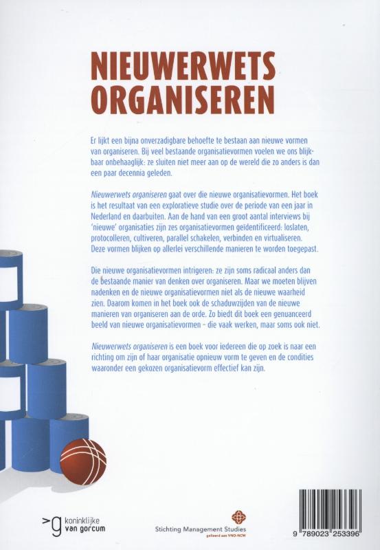 Achterkant van Nieuwerwets organiseren