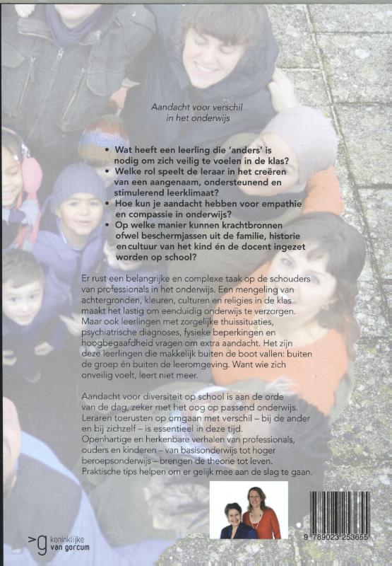 Achterkant van Beschermjassen op school