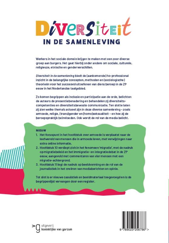 Achterkant van Diversiteit in de samenleving