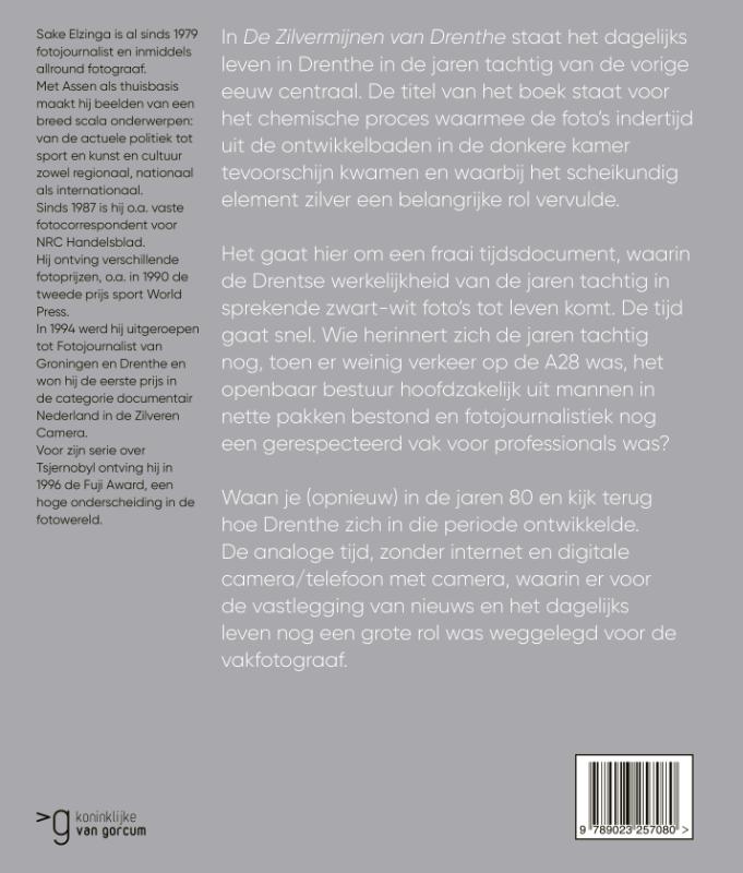 Achterkant van De zilvermijnen van Drenthe
