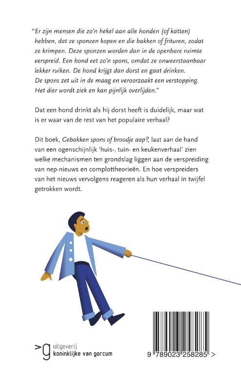 Achterkant van Gebakken spons of broodje aap?