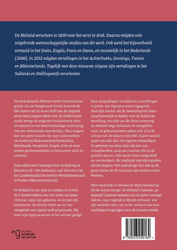Achterkant van Heliand