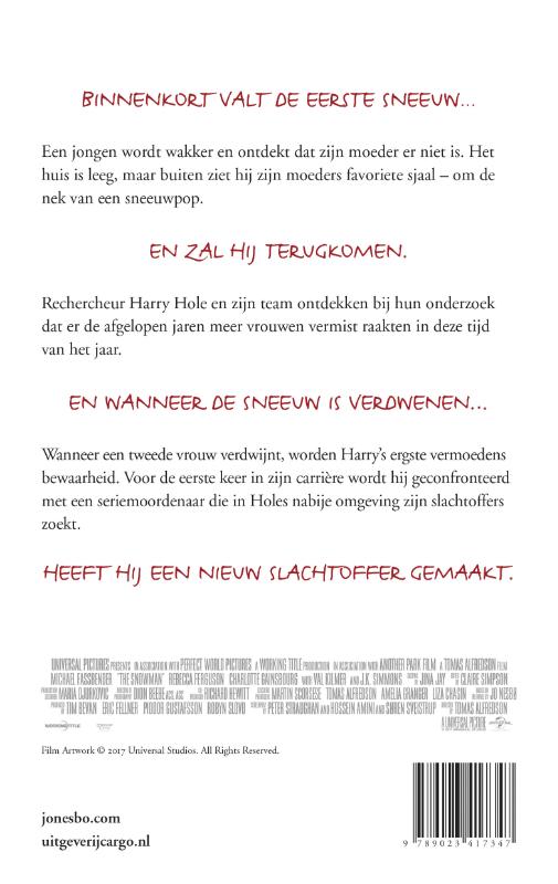 Achterkant van De sneeuwman