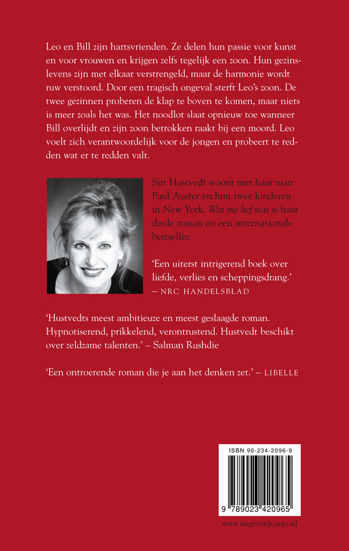 Achterkant van Wat me lief was