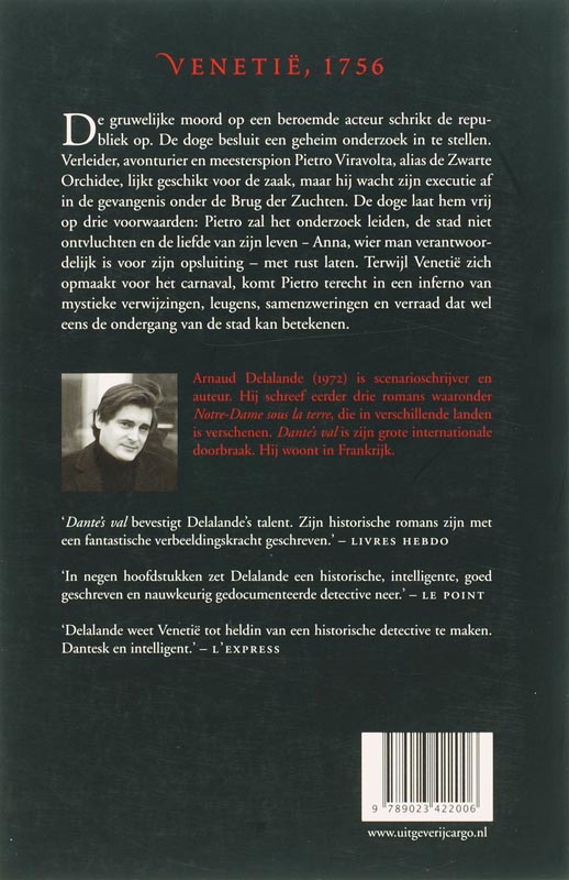Achterkant van Dante's val
