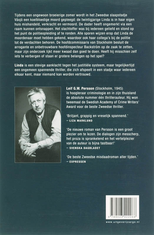Achterkant van Linda