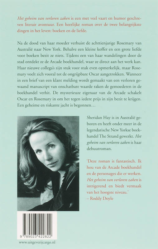 Achterkant van Het geheim van verloren zaken