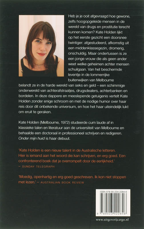 Achterkant van Onder mijn huid