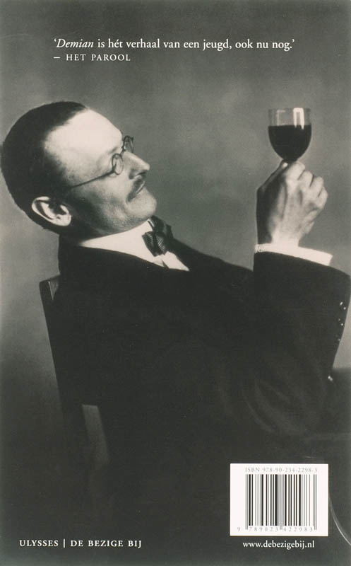 Achterkant van Demian