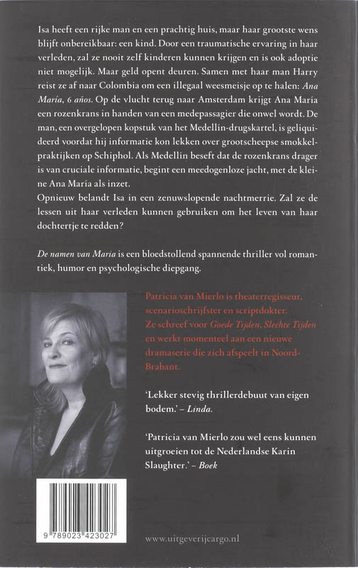 Achterkant van De namen van Maria