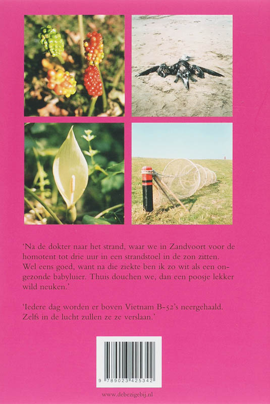 Achterkant van Dagboek 1972