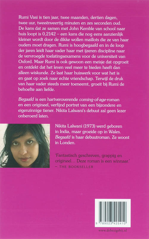 Achterkant van Begaafd