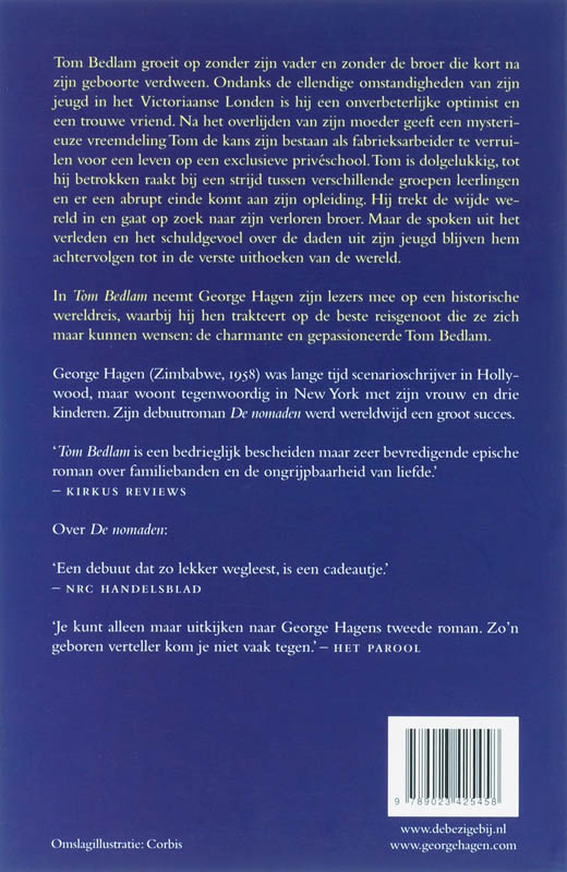 Achterkant van Tom Bedlam
