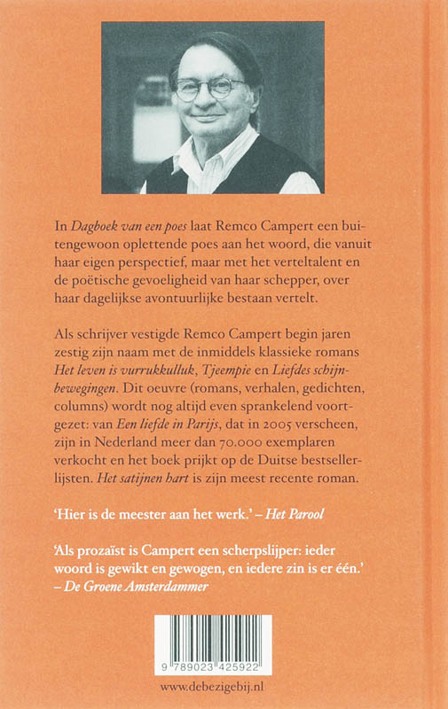 Achterkant van Dagboek van een poes