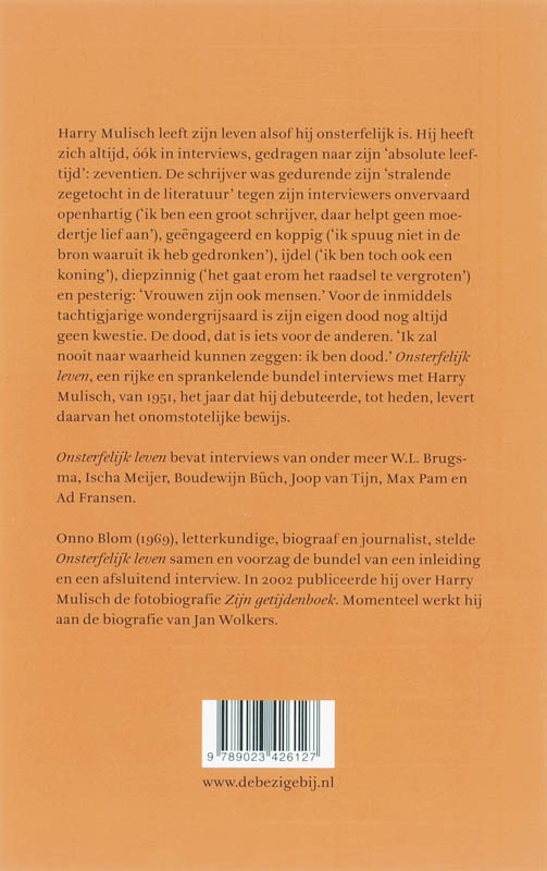 Achterkant van Onsterfelijk leven