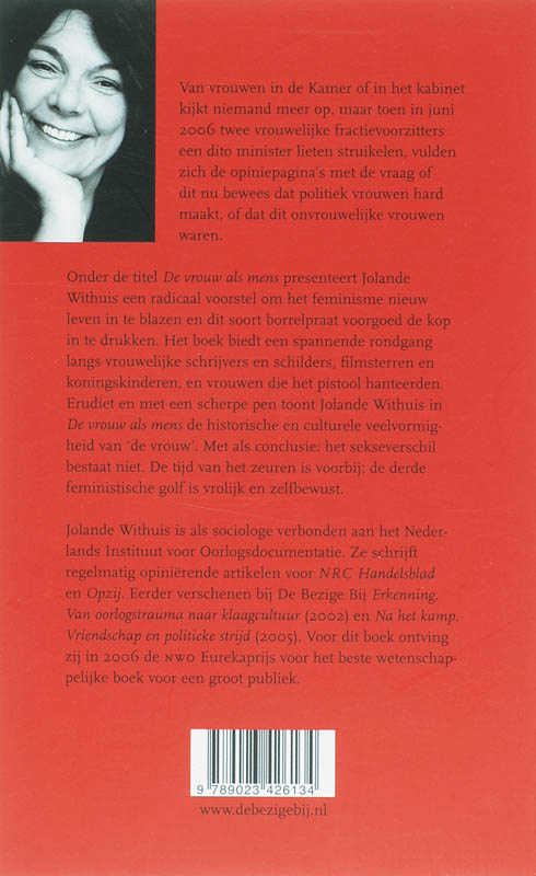 Achterkant van De vrouw als mens