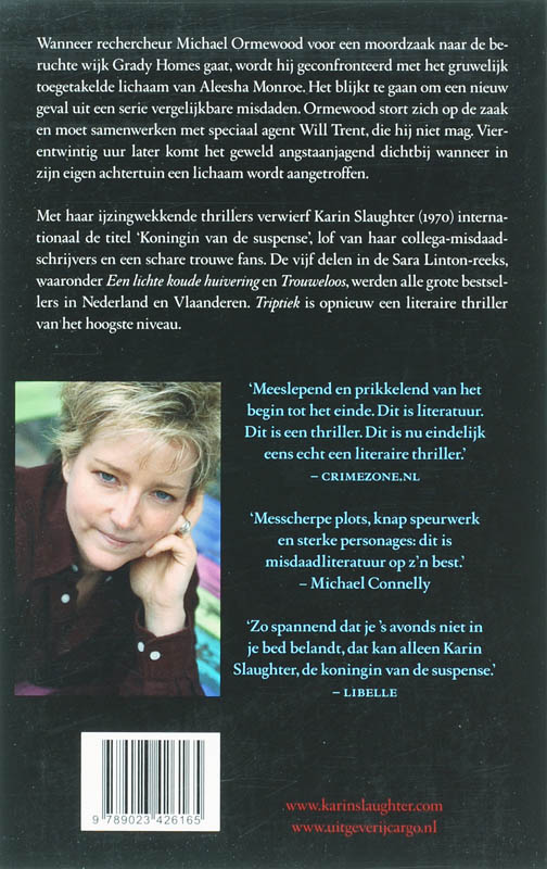 Achterkant van Triptiek