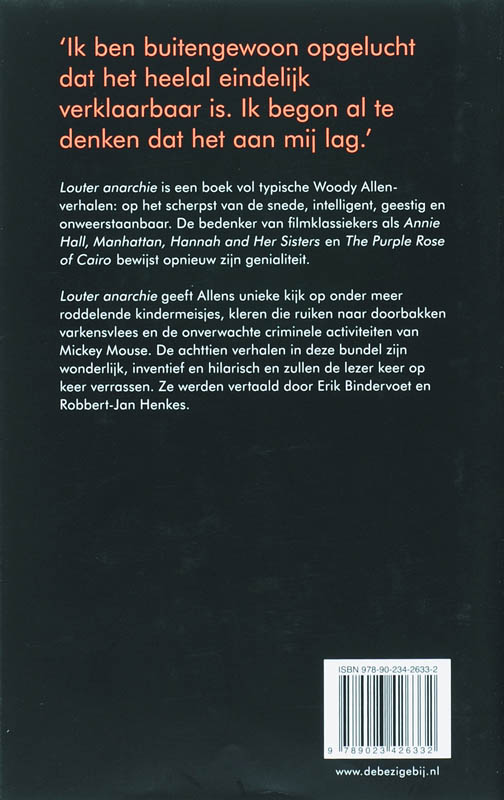 Achterkant van Louter anarchie