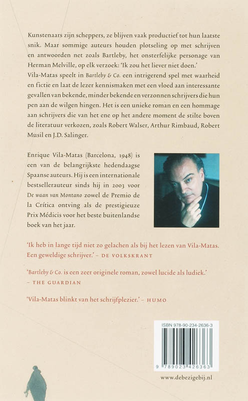 Achterkant van Bartleby & Co