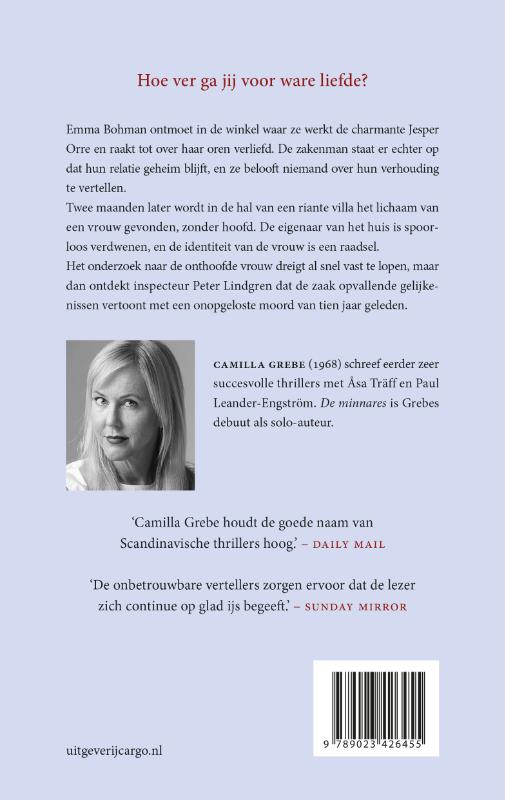 Achterkant van De minnares