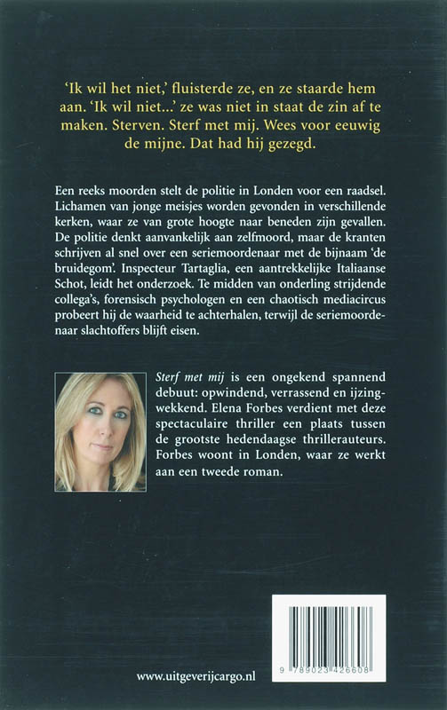 Achterkant van Sterf met mij