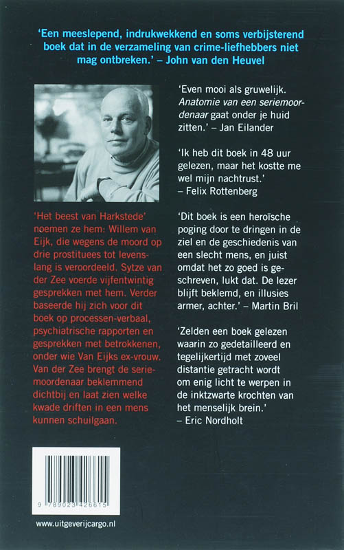 Achterkant van Anatomie van een seriemoordenaar