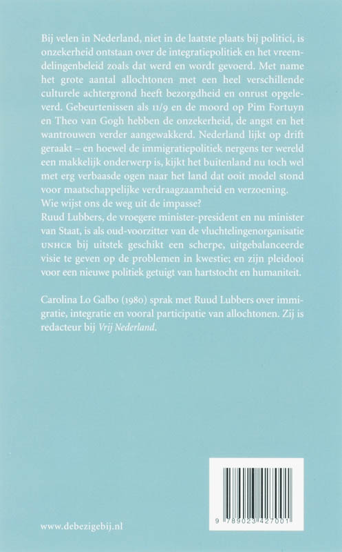 Achterkant van De vrees voorbij
