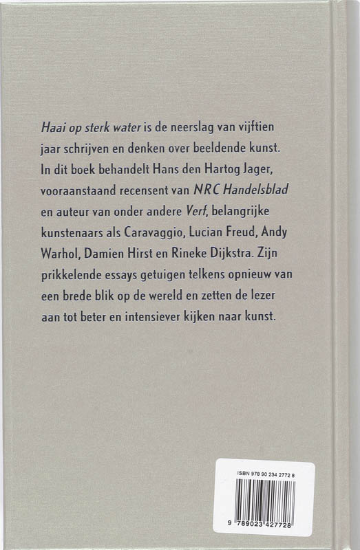 Achterkant van Haai op sterk water