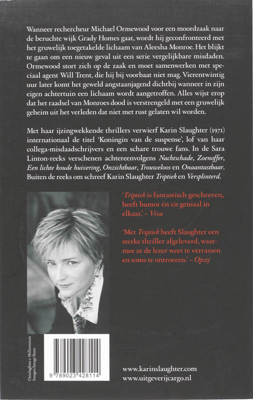 Achterkant van Triptiek